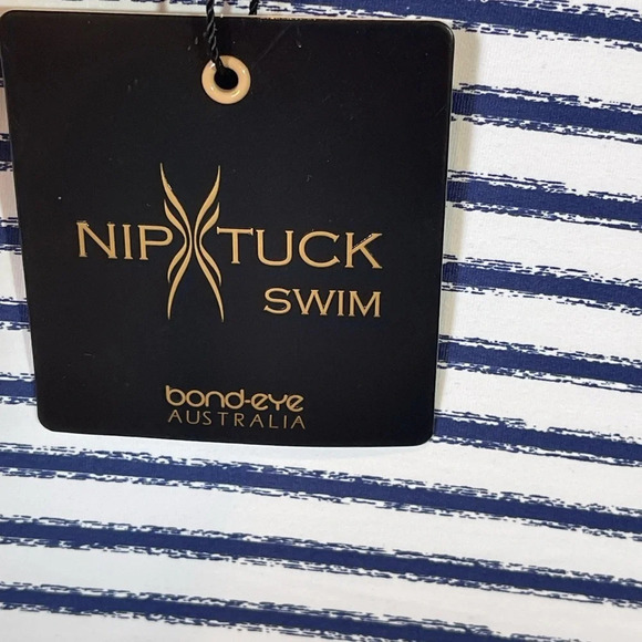 Niptuck Joanne Twist Striped One Piece Swimsuit - Picture 5 of 6